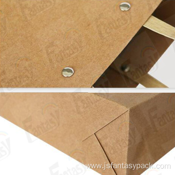 Kraft Paper Jewelry Bag Shopping Bag With Handle